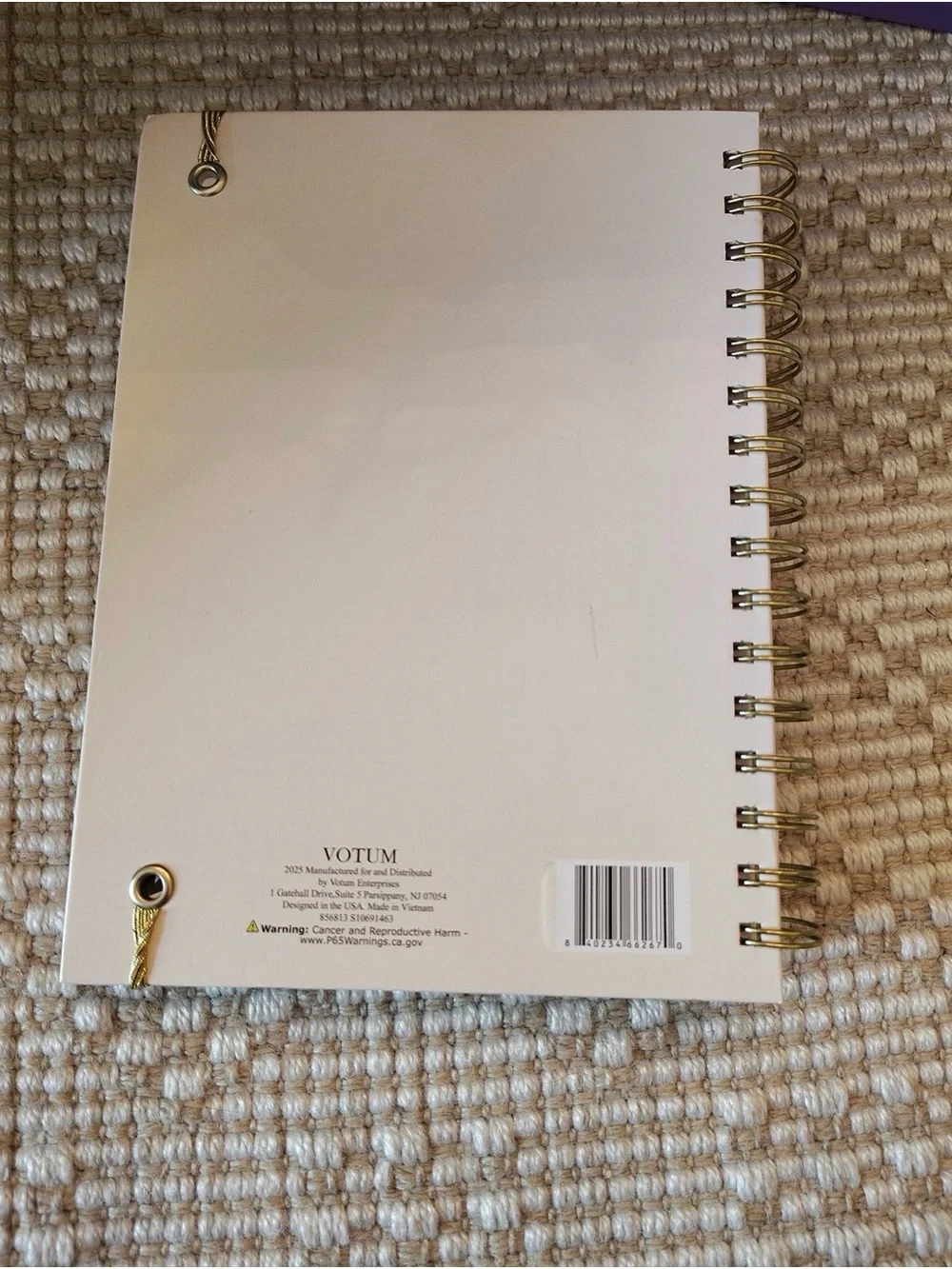 Gold Pearl Top Ballpoint Pen & Floral Pink Notebook journal